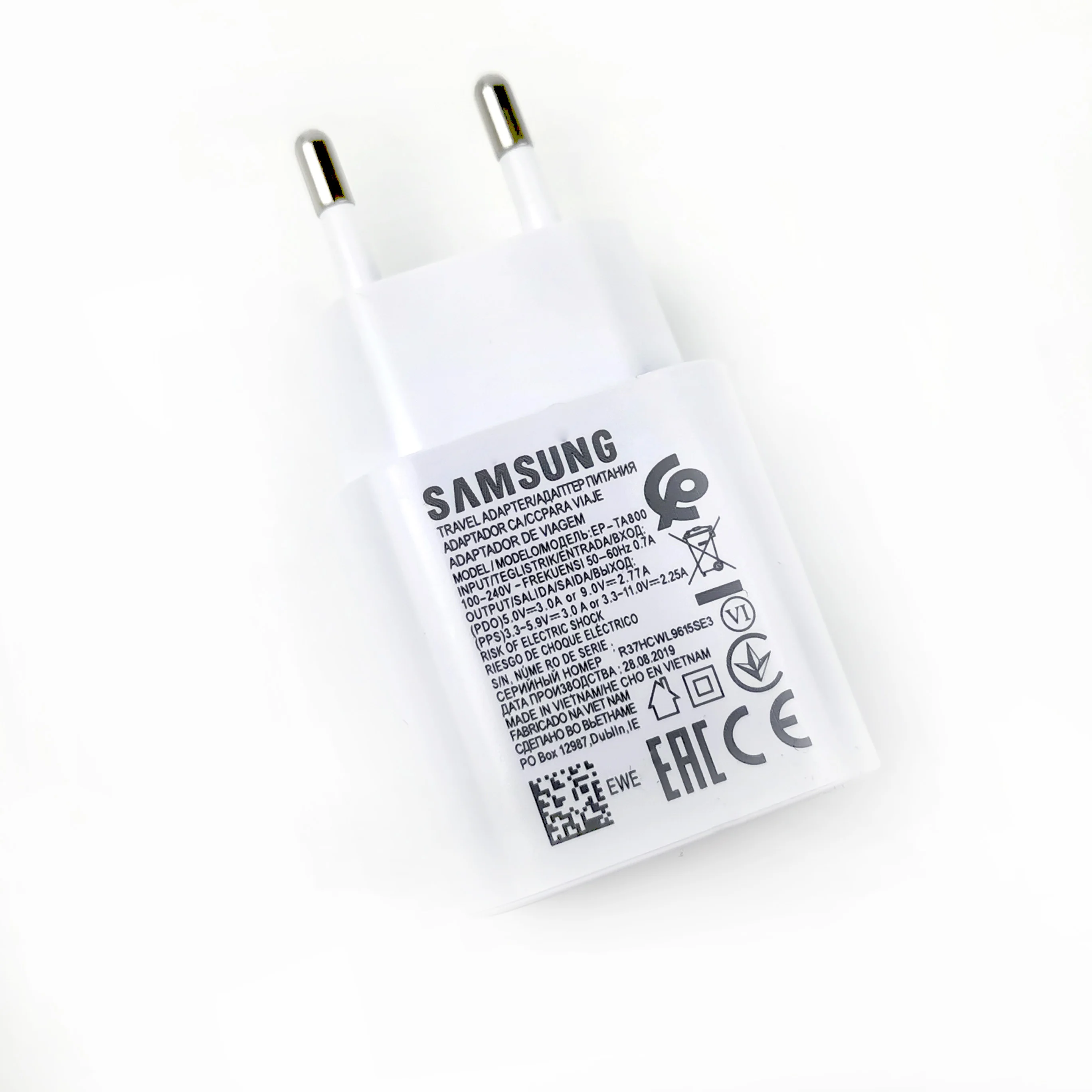 Быстрое зарядное устройство для samsung galaxy a71 25 Вт USB PD адаптер питания с