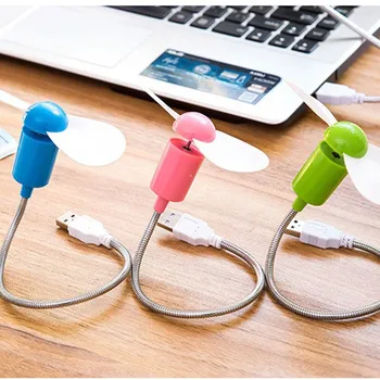 

USB Mini Fan Notebook Desktop Cooling Fan Cooler Plastic Easy to carry Air Conditioning Appliances For Computer and power Bank