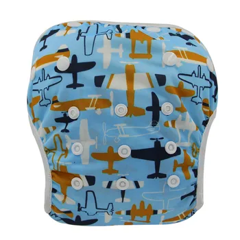 

Cartoon Washable Swim Diapers for Babies Pool Diaper 2020 Newborn Swim Training Pants for Boy Swimsuit Reusable Nappies Swimwear