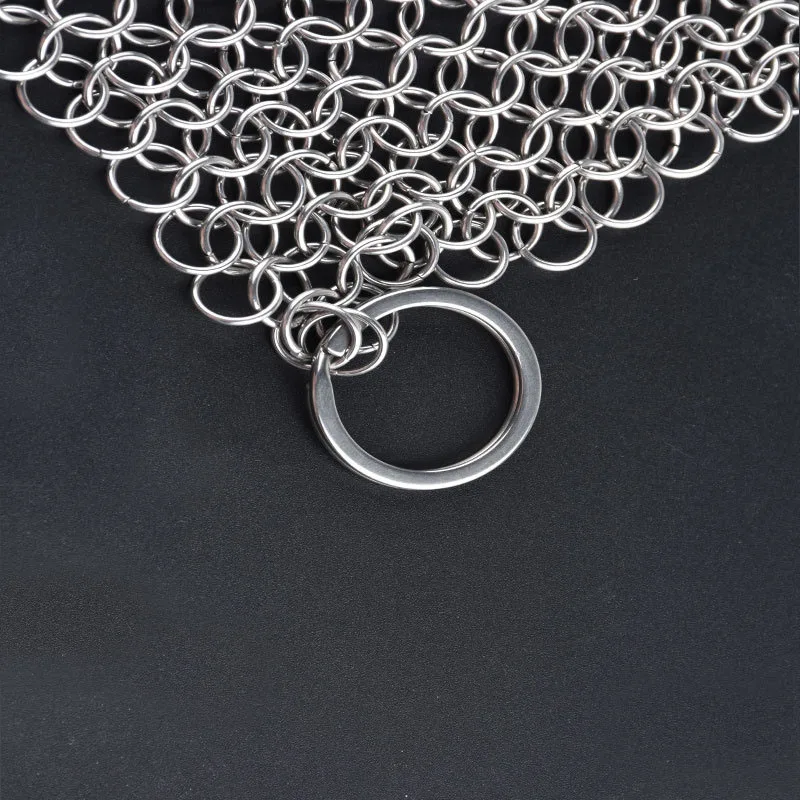 Нержавеющая сталь чугунный очиститель Chainmail скруббер домашняя кухонная утварь кухонный инструмент