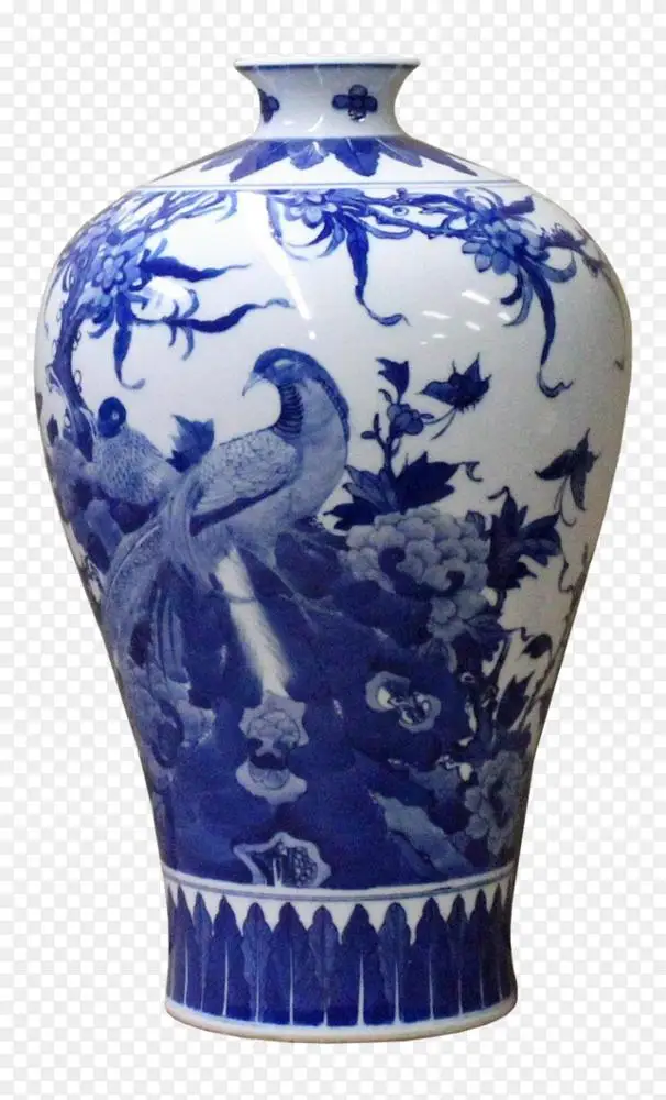 花瓶青花陶瓷美平瓷青花瓷png图片素材免费下载 图片编号 Png素材网