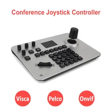 

MOSECURE Conference Joystick Controller PTZ Keyboard Controller For Conference Camera Support Visca Onvif Pelco Protocol