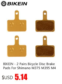 BIKEIN, 2 пары, металлический диск для горного велосипеда, тормозные колодки для Tektro IO, велосипедные гидравлические дисковые тормозные колодки, MTB велосипедные запчасти