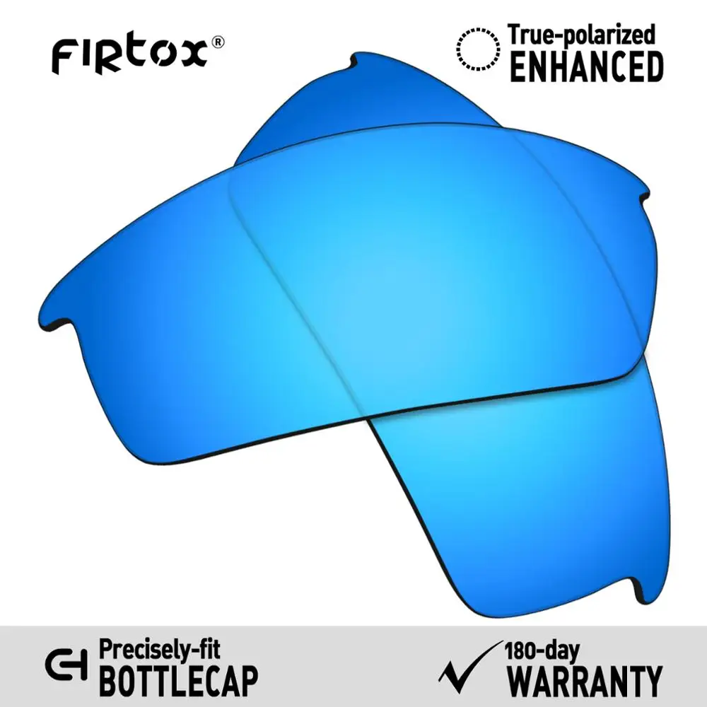 Blue-Polarized Firtox настоящие поляризованные Сменные рассеиватели UV400 для солнцезащитных очков-солнцезащитные очки в стиле Окли Bottlecap(Только Совместимые линзы)-несколько цветов - Цвет линз: Blue-Polarized