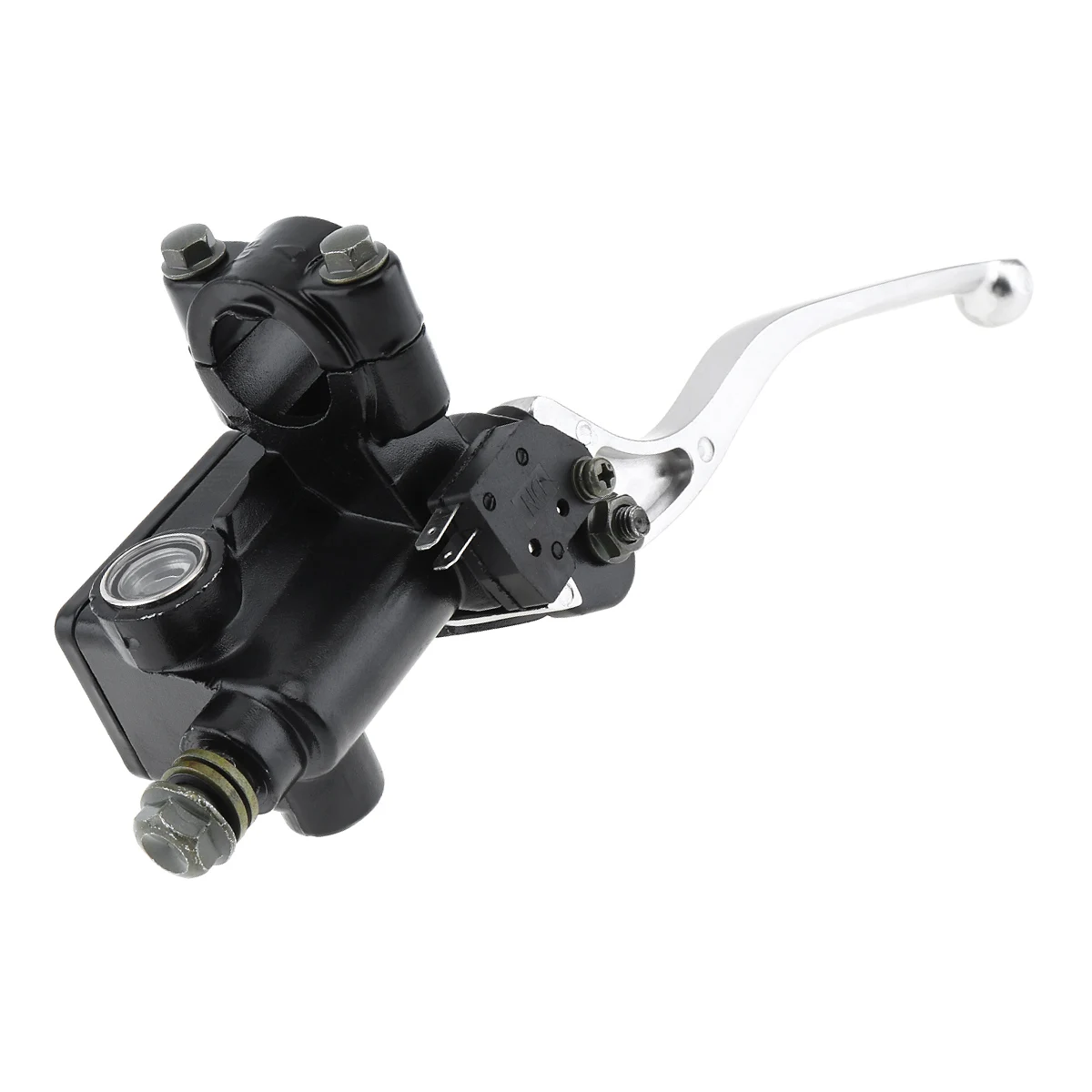 22MM M8/M10 Motorcycle Upper Front Brake Clutch Master Cylinder CNC Clutch Pump Reservoir Pump Lever Left Right for Honda Suzuk
