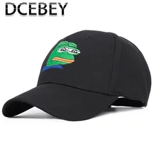 Лягушка шаблон вышивка бейсбольная кепка мужская летняя бейсболка Casquette хлопчатобумажная бейсболка женский хвостик бейсболка gorra hombre