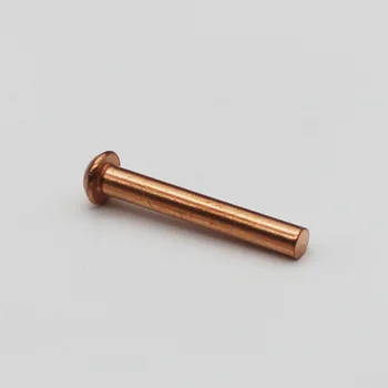 

copper rivet nut solid Button round head rivet nut insert M6X30mm 50pcs