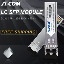 1000Mbps Mini Gbic 850nm 550m SFP Transceiver Module Gigabit Multimode Duplex LC DDM Compatible with Cisco/Mikrotik Switch
