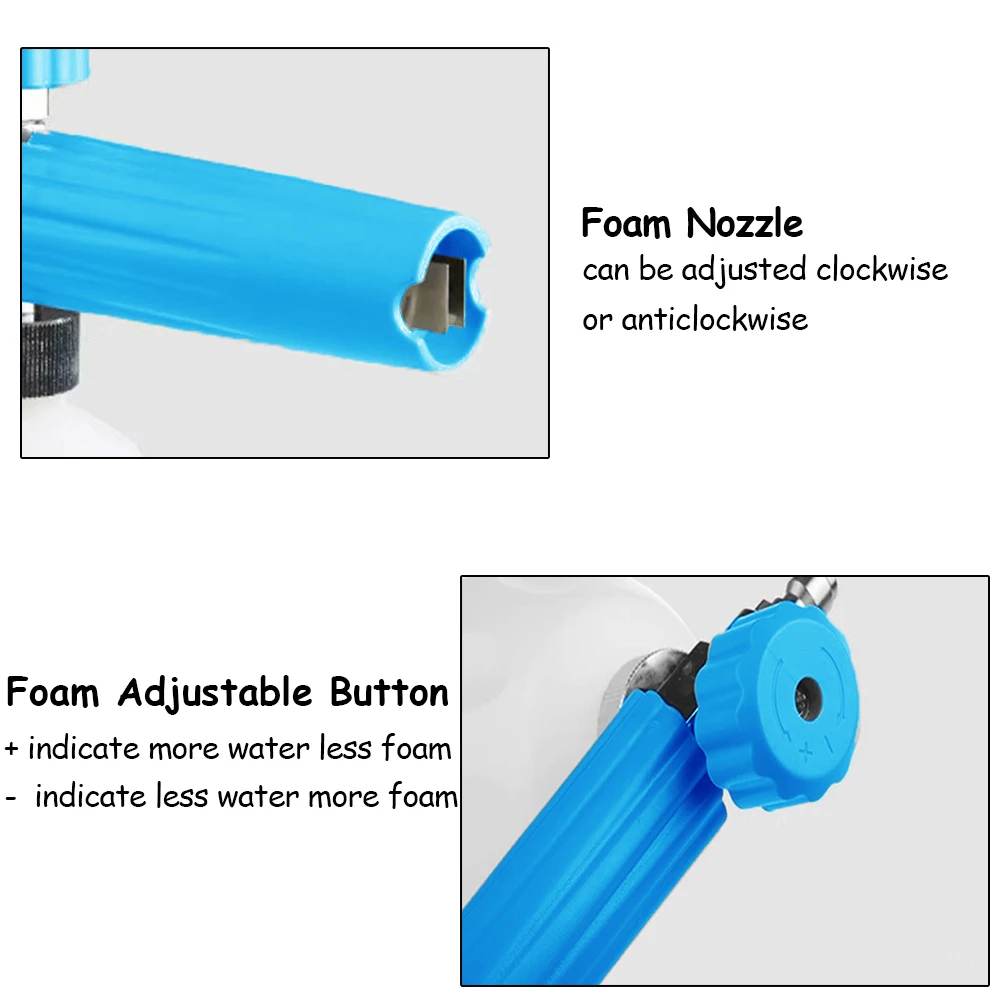 Пенная насадка для мойки высокого давления пенораспылитель с быстрым разъемом 1/4