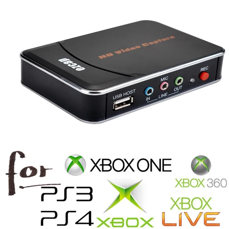 Nuovo Video Capture USB 2.0 1080P HD Audio Recorder Box Per Il Computer Portatile/Computer/Console