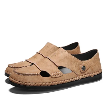 

plage mens male italian piel luxury summer men sandale in dress em beach shoe homens mens cuero sandal 39 para outdoor large on