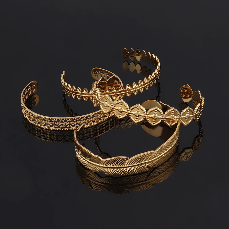 Bangle Bracelet Stainless Steel Opening Bracelet For Women
