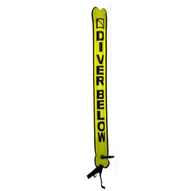 Diving 210D Nylon Sealed Surface Marker Blowing Buoy Finger Spool Dive Reel and Ended Clip Scuba Diving Accessories Scuba Diving Spool Scuba Diving Buoy Scuba Diving Weight Belt Scuba Diving Belt Keeper for Swimming Diving Water Sports