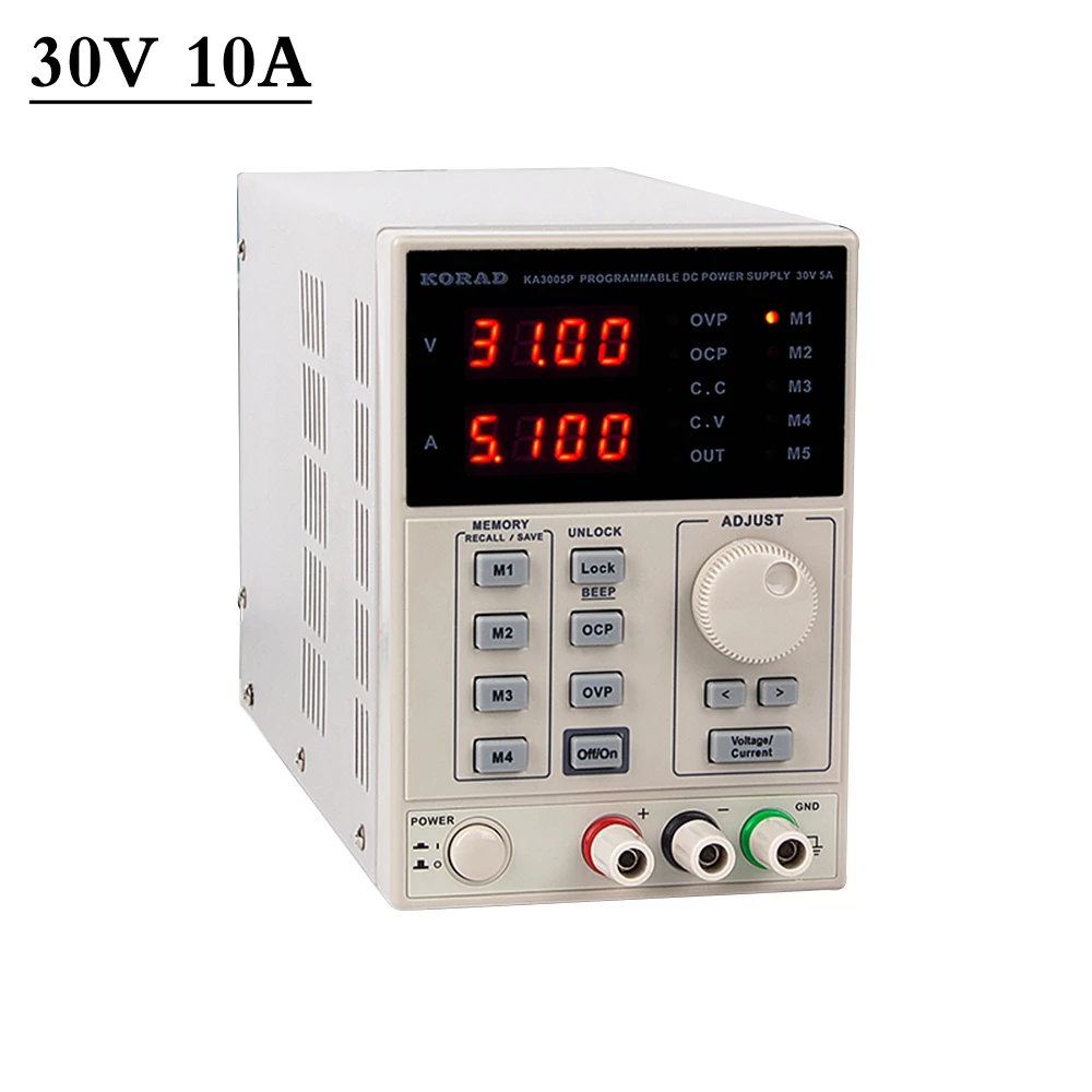 

30V10A High-precision Professional Programmable Lab Power Supply Adjustable Laboratory Bench Voltage Current Regulator 220V