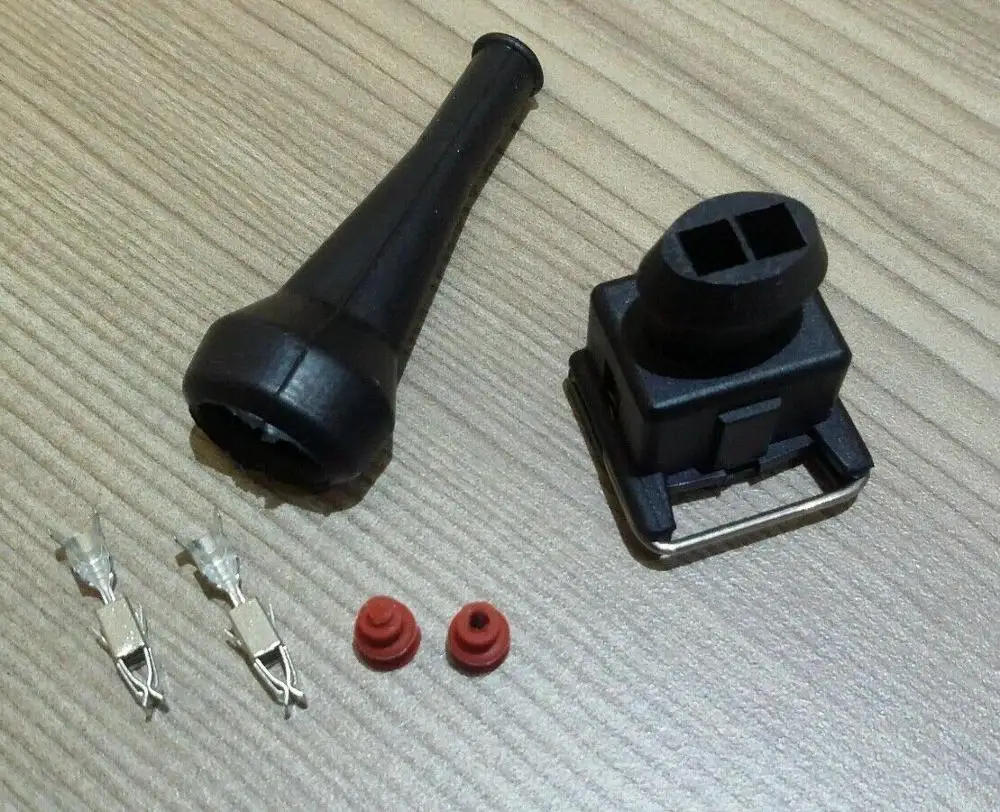 

10sets/lot EV1 Fuel Injector Plug And Connector Terminal Set Suit For bosch Or Siemens Type