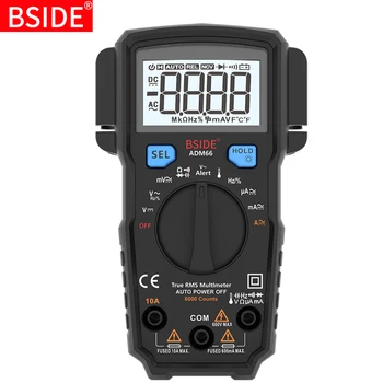 

Portable Digital Multimeter BSIDE ADM66 Auto Range True Multimetro DC AC Voltmeter Ammeter Thermometer diode Tester