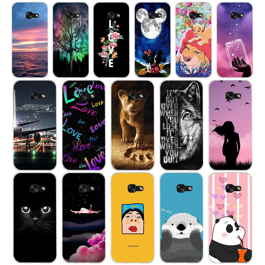 

B silicone For Samsung A5 2017 Case Soft TPU Phone Case for Samsung Galaxy A 5 2017 SM-A520F Cover Coque Funda Skin shockproof