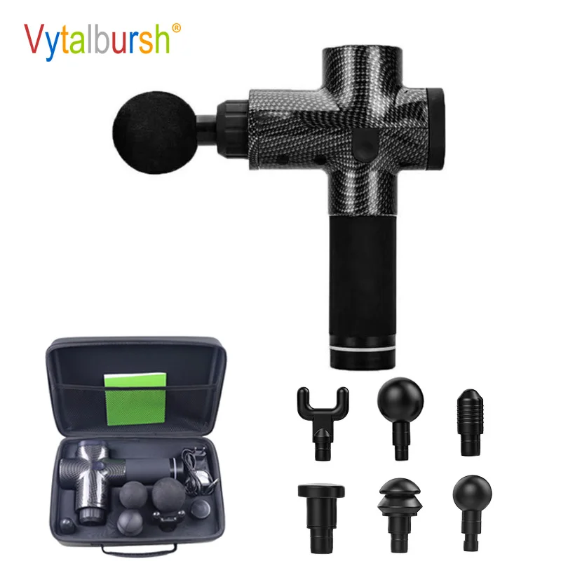 

Muscle Massage Gun Pain Management after Training Exercising Deep Tissue Massager Body Relaxation Pain Relief Massage