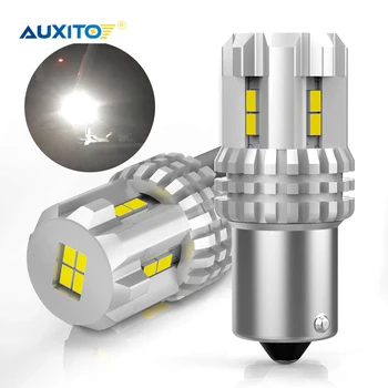 

AUXITO 2x BA15S P21W LED 1156 LED Bulbs Brake Tail Light Backup Reverse Lamp For Land Rover Discovery 3 Range Rover Freelander