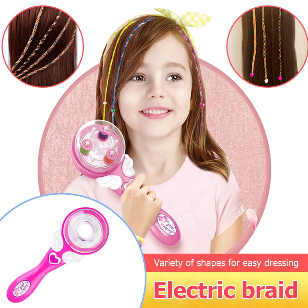 DIY קולעת תסרוקת כלי חשמלי אוטומטי שיער Braider טוויסט Braider מכונת Weave תסרוקת רולר מכונת סט ילד מתנה