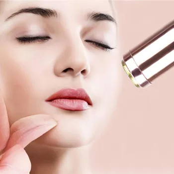 

Mini Facial Hair Remover Razor for Female Painless Recharge Electric Epilator Lipstick Shaver Hair Removal with LED Light