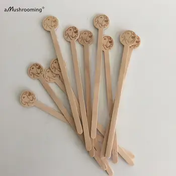

x100 Pet Love Drink Stirrers Vintage Custom Wedding Signature Cocktails Sticks Party Gift Ideas Dog Birthday Stirrers