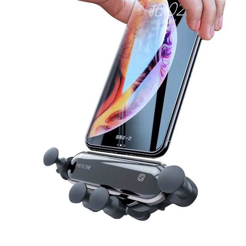 

Fivetech Telescopic Phone Car Holder Gravity Linkage Handy Car Phone Holder Small Mobile Phone Navigation Stand In The Car