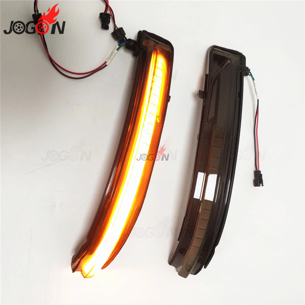 Smoked Black LED Light Dynamic Turn Signal Mirror Blinker Indicator For Nissan X-Trail T32 Qashqai J11 Murano Z52 Pathfinder R52