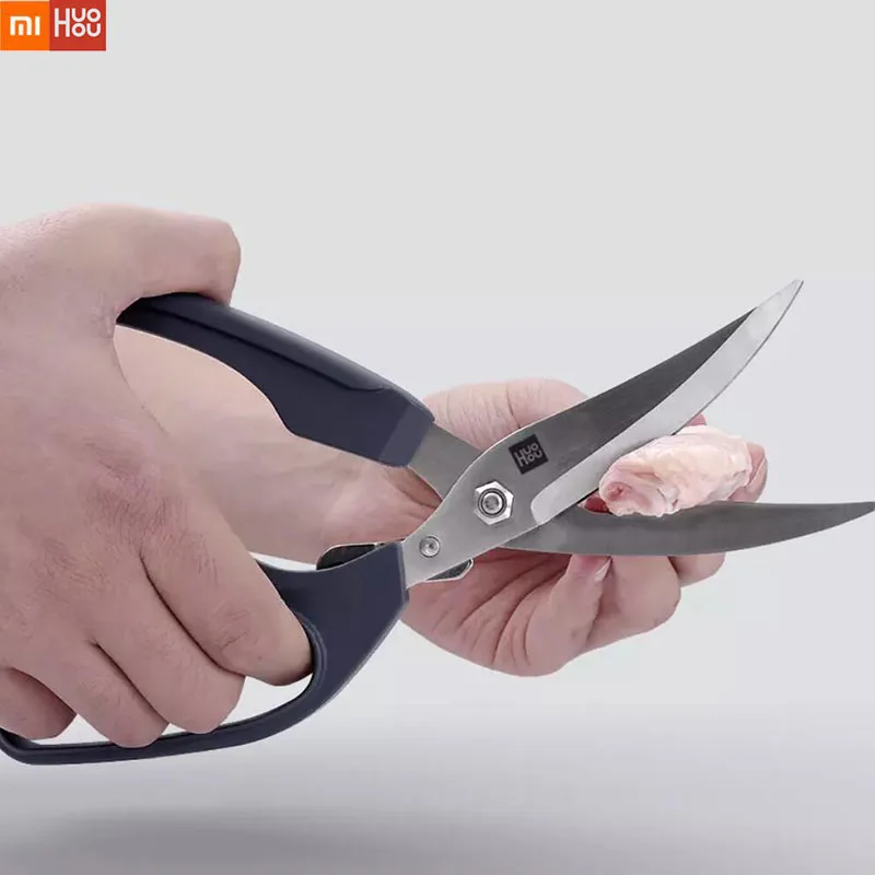 Оригинальные кухонные ножницы Xiaomi HuoHou 40Cr13 из нержавеющей стали для рыбы курицы