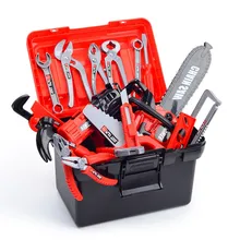 Набор инструментов для детей, Обучающие игрушки, инструменты для моделирования, инструменты для ремонта, игрушки, дрель, пластиковая игра, Обучающие инженерные игрушки-пазлы подарки для мальчика