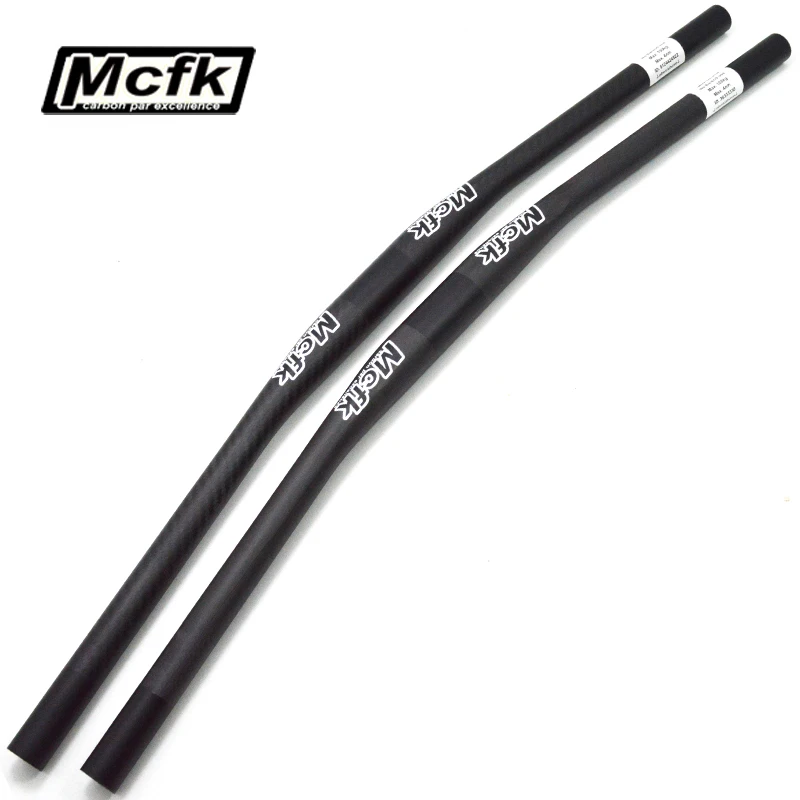 Mcfk Full Carbon Fiber MTB Bicycle Handlebar, 9 Degree Mountain Bike Cycling Parts Bars 31.8mm, Sports Goods