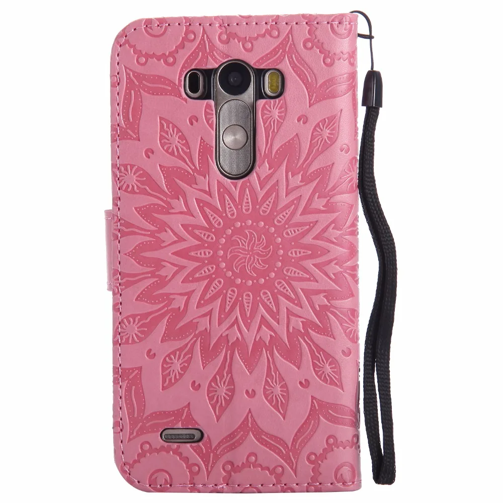 Рельефный флип-чехол для coque LG G3 D830 D831 флип-чехол для fundas LG G3 D850 D855 чехол 5,5 дюймов+ держатели для карт