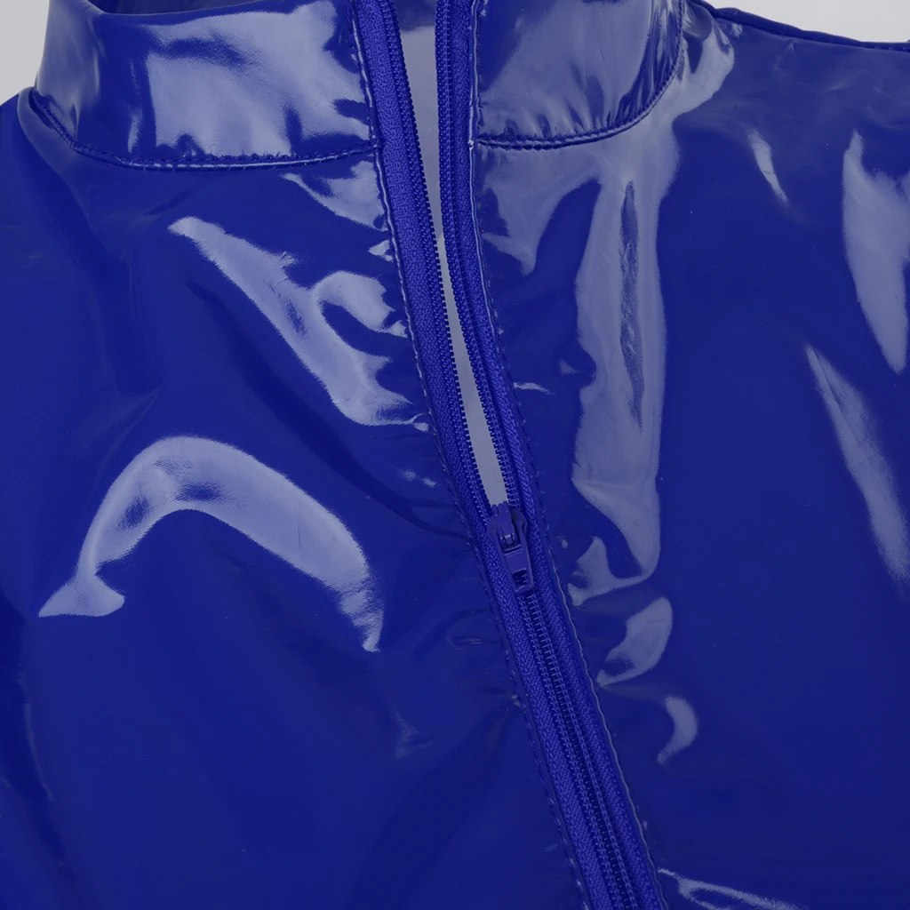 Women  One Piece Patent Leather Lingerie G-String Bodysuit Sleepwear