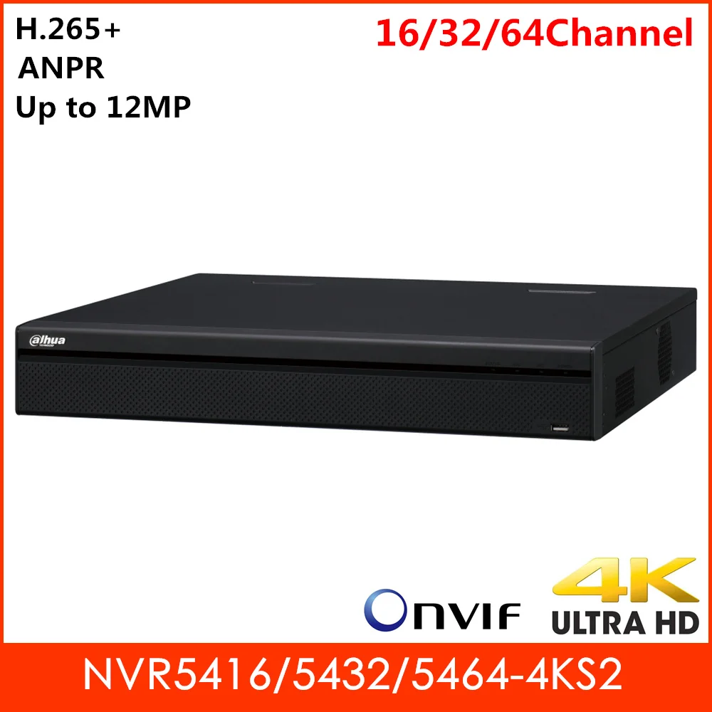 Видеорегистратор Dahua Onvif NVR 4K H.265 + Max 12MP 16CH 32CH 64CH 4 HDD для систем наблюдения с