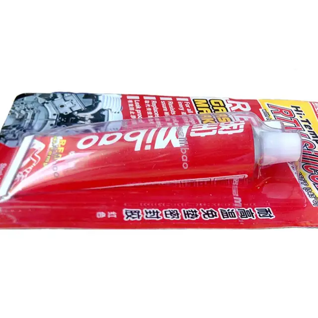 Pegamento Adhesivo Fuerte De 100g, Sellador De Alta Temperatura Rtv,  Pegamento De Fijación Rojo Para Herramientas De Reparación De Sello De  Hueco De Motor De Coche - Cuidado Para La Pintura - AliExpress