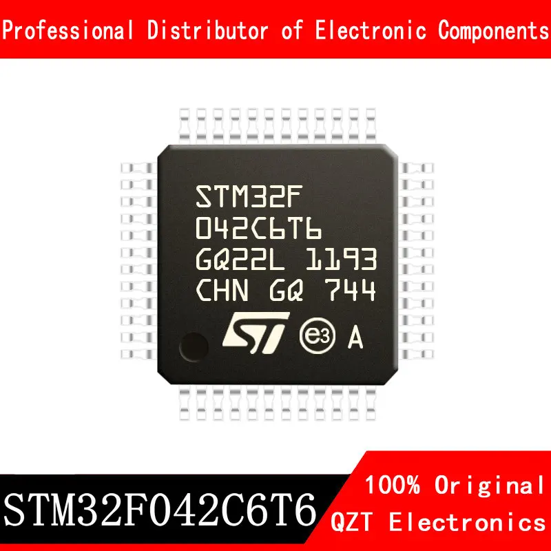 5pcs/lot new original STM32F042C6T6 STM32F042 LQFP48 microcontroller MCU In Stock 5pcs lot new original stm32g070cbt6 stm32g070 lqfp48 microcontroller mcu in stock