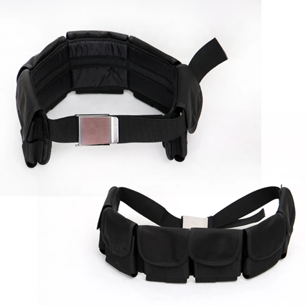 Diving Weight Belt With 4/5/6 Pockets Quick Release Buckle Tech Dive Webbing Straps Harness Accessories