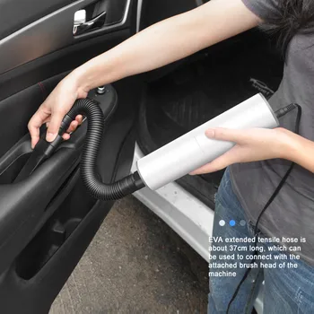 

Auto Mini Vacuum Cleaner Handheld Small Portable Car Vacuum Cleaner Long Nozzle Connector Extension Hose Auxiliary Accessories#G