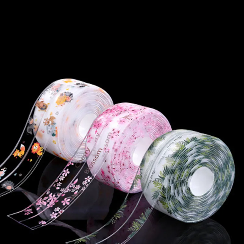 Strip-Tape Sticker Self-Adhesive Bath Kitchen Waterproof Anti-Mold Wall Sink Sealing