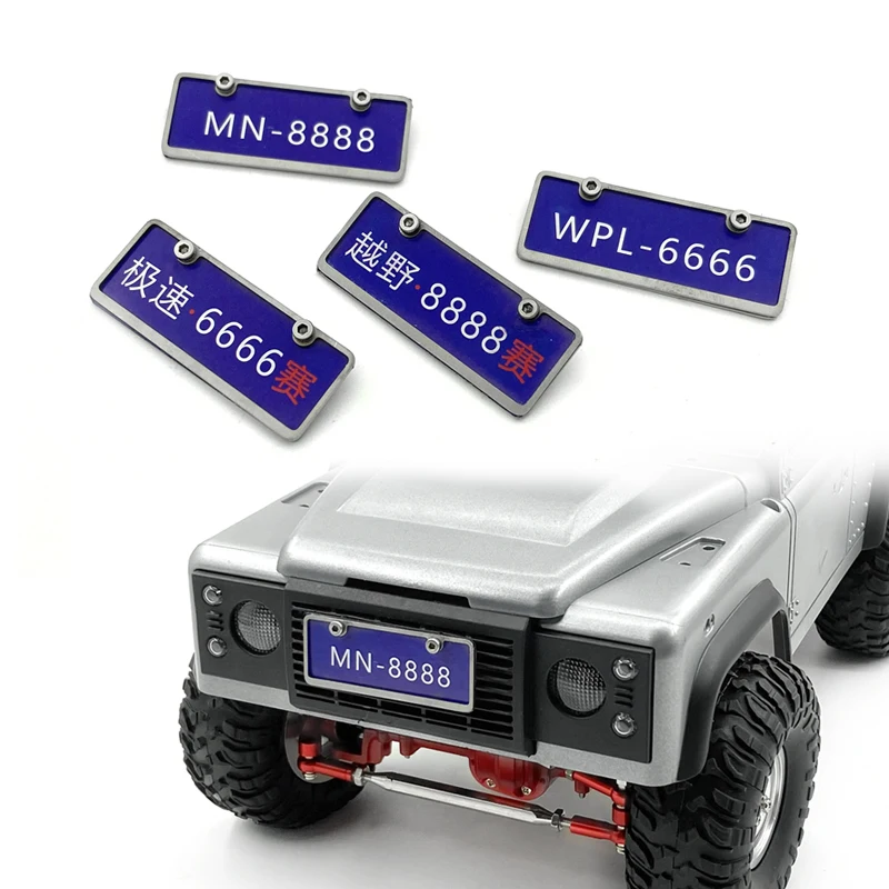 Custom Scale License Plate Decal Stickers - RC SWAG - Stickers, T
