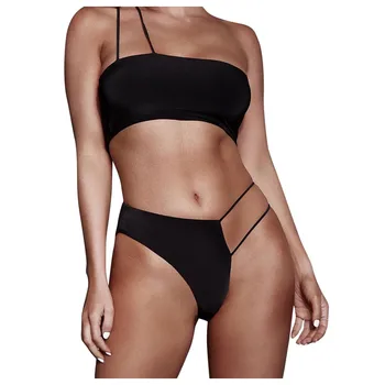 

Fashion Women Sexy Swimsuit Hollowing Out With Pad Bikini Set Beach Suit bikinis 2019 mujer biquinis feminino monokini bather