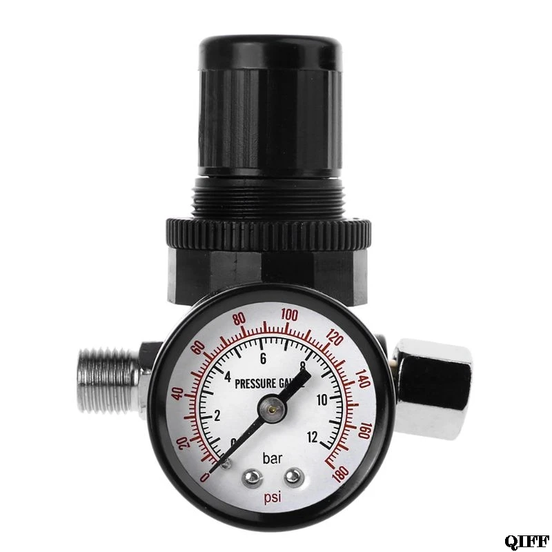 1/" Редуктор регулятора давления воздуха 12 бар 180 фунтов/кв. дюйм распылитель манометр клапана