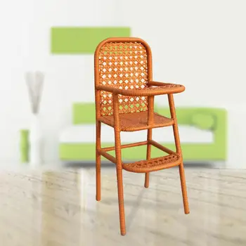 

Baby's Dining Chair Rattan Hotel Restaurant Children's Dining Chair Baby's Special Chair Children's Dining Chair