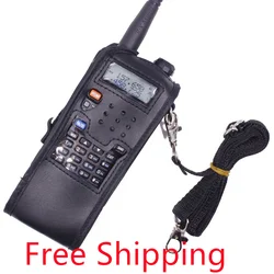 Leather Case Bag for Baofeng UV-5R 3800mAh Portable Radio Walkie Talkie UV 5R TYT TH-UVF9 TH-F8 TH-UVF9D