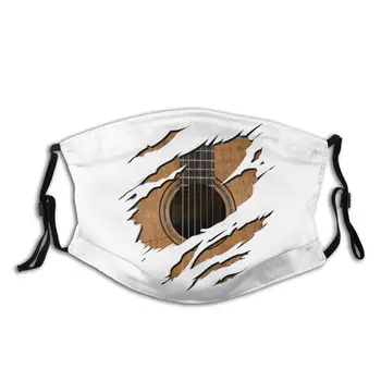 

RIP Guitar Reusable Face Mask Printed Music Dust Mask Protection Mask Respirator Mouth Muffle