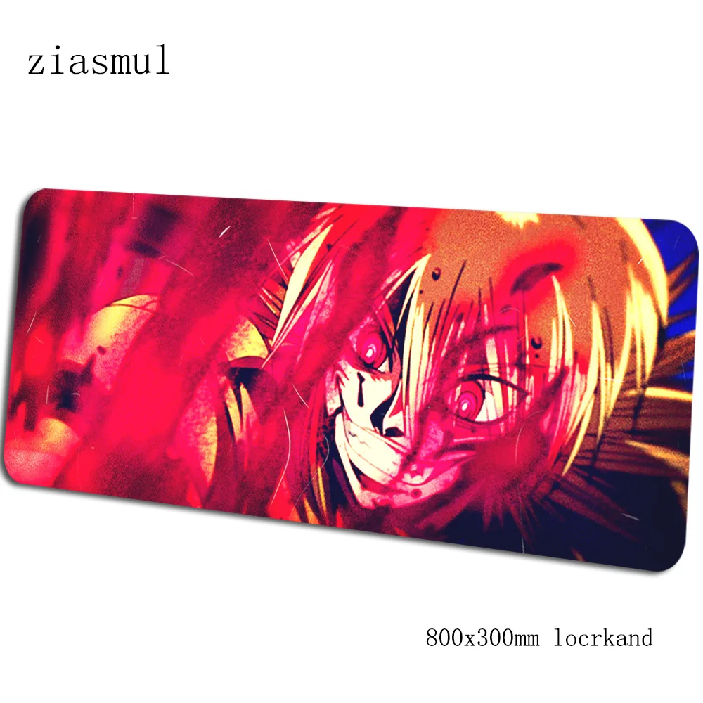 Hellsing коврик для мыши 800x300x3 мм, компьютерный коврик для мыши, геймерский геймпад, ПК, толстый игровой коврик для мыши, офисный коврик для мыши - Цвет: pattern 1