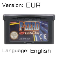 F-Zero GP Legend EUR 32 бит видеоигры картридж Консоли Карты для nintendo GBA RAC гоночная игра серии Edition - Цвет: F-Zero GP Legend EUR