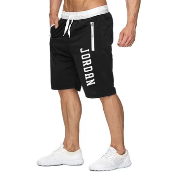 

New Jordan Short Pants Mens Fitness Bodybuilding Shorts Man Summer Gyms Workout Male Breathable Quick Dry Sportswear Jogger