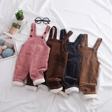 Новые детские комбинезоны, штаны, вельветовые комбинезоны с карманами для мальчиков и девочек, комбинезоны, одежда для малышей, комбинезоны, комбинезон для девочек