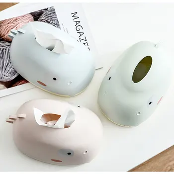

1PC Cute Tissue Boxes Chic Tissue Case Box Container Home Car Towel Napkin Papers Dispenser Holder Box Case Table Decoration